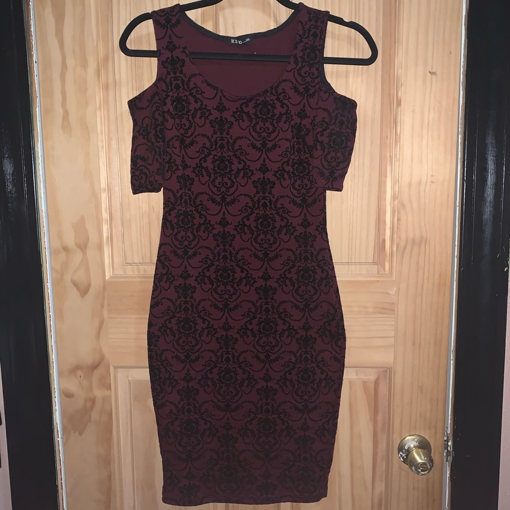Bodycon Dress with Open Shoulder